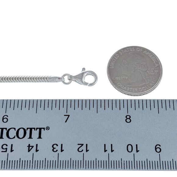 Vintage Italy IBB Sterling Silver 925 Blue Glass Pink Charm Bracelet 7.5" - Picture 7 of 7